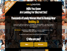 Tablet Screenshot of milfcheaters.com